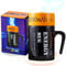 Tasse à Café en Forme de Batterie, Mug avec Couvercle, Tasse en Céramique de Qualité Supérieure, Compatible Lave-vaisselle et Micro-ondes, Cadeau Rigolo Original pour Femme et Homme, 350ML (Style A)