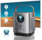 Proyector Portátil 5G WiFi Bluetooth Soporte 1080P Full HD, 18000 Lúmenes TOPTRO Mini Proyector, Anti-Polvo,Función de Zoom,Proyector LED 120000H Cine En Casa para TV Stick/iOS/Andriod/PS5/HDMI/USB/PC