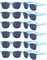 Eyegla 12 Stücke Unisex Retro Party Sonnenbrillen Neon Farbe Lustige Party Brillen Für Herren Damen