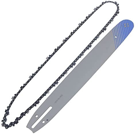SPARES2GO 16 Chain & Bar Set Compatible with McCulloch 335 435 440 441 738 Chainsaw (56 Links, 3/8″ LP, 40cm)