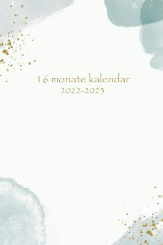 Wochenplaner 2022-2023: Wochenkalender 1 woche auf 2 seiten I Kalender 2022 – 2023 ,16 Monate I jahreskalender buch I wochenplaner terminplaner Organizer 2022 I din a5