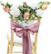 Trimming Shop Satin Chair Sashes 7x108 Decorative Bow Sash for Wedding, Party, Banquet, Hemmed Edges, Reusable, Elegant Ties for Chairs, Christmas Event Supplies Decoration, Rose Gold, 1pc