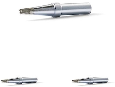 Weller ET B (4ETB-1) Soldering Tip for Weller WE 1010, Chisel, Width 2.4mm, Thickness 0.8mm, 1 Piece (Pack of 3)
