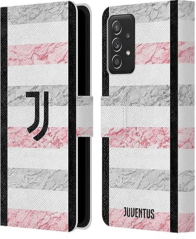 Head Case Designs Offizielle Juventus Football Club Away 2023/24 Match Kit Leder Brieftaschen Handyhülle Hülle Huelle kompatibel mit Samsung Galaxy A53 5G (2022)