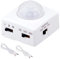 GOMING DC 5V 12V 24V Dimmbarer Koerper Infrarot PIR Sensor Bewegungsmelder Schalter 3 Beleuchtungsmodi 3 Timing-Aus-Modi 3 Helligkeitsmodi für DIY-LED-Beleuchtung (max. Last 72 W)