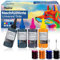 Hepta Print Universal Tinte Nachfülltinte Kompatibel Flaschen Tinte und mit HP Canon Epson Brother Druckern für HP 302 305 Canon PG-560 CL-561 PG-540 CL-541 PG-545 CL-546 PG-575 CL-576 Druckertinte