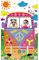 Bonieset Hippie-Bus-Foto-Requisite, 60er-Jahre-Party-Dekorationen, 160 x 100,1 cm, Hippie-Bus-Banner, grooviger Rahmen, Hintergrund, Hippie-Selfie-Rahmen, Hintergrund, Banner für Geburtstag, 60er und