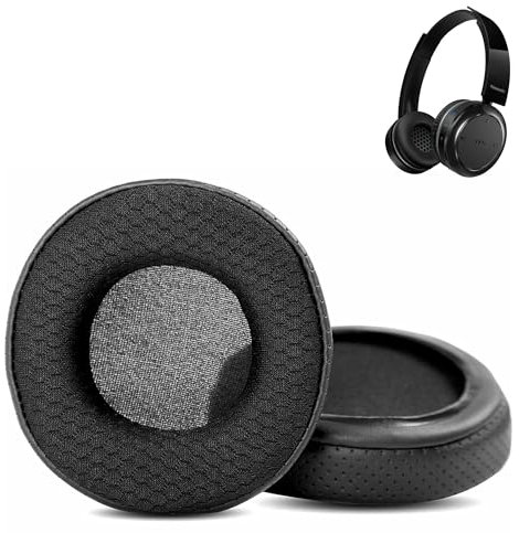 HAIZEEN Cuscinetti per le orecchie Compatibili con Panasonic RP-BTD5 RP BTD5 RP-BTD10-K Cuffie Sostituzione Cuscinetto (Pelle Traspirante/Tessuto Durevole e SCHIUMA MEMORIA)