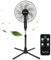 Taylor Swoden Ventilador de pie con Mando, 7 Aspas. Potente y Silencioso, pantalla LED, temporizador 9H, 3 velocidades y 3 modos (Normal/Natural/Sleep), Oscilación de 80°, altura regulable, Ø 43 cm