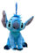 Disney Stitch Kuscheltier Bag Clip 14 cm – Lilo und Stitch Stofftier, Dreaming Stitch Plüschtier, Stitch und Angel Accessoire für Taschen & Schlüssel – Stitch Sachen für Fans (Stitch Blau Sitzend)