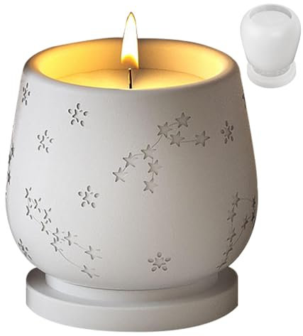 Candle Holder Silicone Mold, Candle Cup Storage Jar Casting Cast, Food-Grade Silicone Crafts, Pudding Bottle Maker, Taper & Container, 4 Inches, Clear, 1 Pack, Long-Lasting