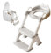 Baby Toilet Seat,Adjustable Height 2-in-1 Potty Seat with Step Stool | Foldable Kids Trainer Non-Slip Baby Tools with Splash Guard for Bathroom
