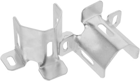 TIDTALEO 2Stücke Verzinkte Rollladentürhalterung Stabile Achsrohrstütze aus Eisen Einfache Installation für Rollläden für Zuhause Geschäft Robust Langlebig