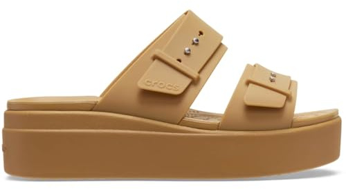 Crocs Damen Brooklyn Buckle Low Wedge Sandalen