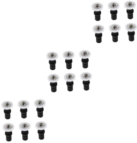 DIYEAH 18pcs Standard Toilet Seat Grey Stabilizers Replacement Bolts Nuts Kit