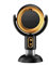 Desktop Air Purifier Fan: Dual-Purpose Cooling & Smoke Dispersion, 55dB Quiet, Compact Design for Home/Office (Gold/Purple)