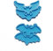 Set Von 2 Anhängerform Schmuckform Fledermaus Fledermaus Silikon Schlüsselbundformen Mit Löchern