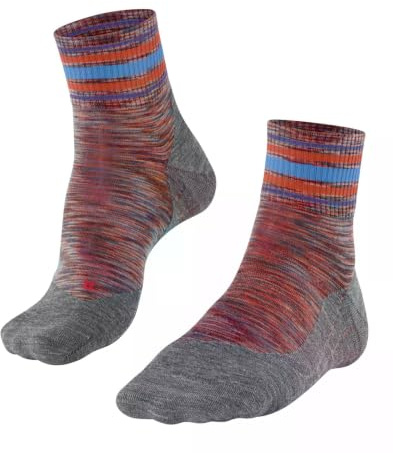 FALKE Herren Wandersocken TK5 Wander Short M Sso Wolle Funktionsmaterial antiblasen dünn 1 Paar, Blau Blue Note 6545, 39-41
