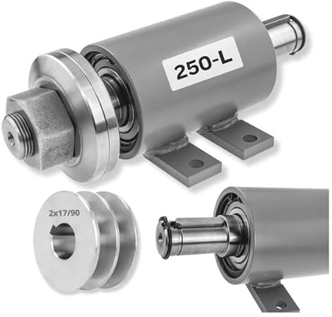 ROBUSTE Welle in Rohr für Kreissäge Kreissägenwelle Sägewelle LINKSGEWINDE/RECHTSGEWINDE/Länge 250mm bis 500mm (Rechtsgewinde 25cm Länge)