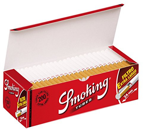 Smoking Filterhülsen 200er Box Extra langer Filter King Size 10 Boxen