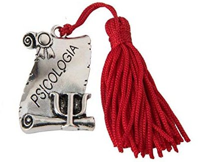 12 PZ Ciondolo LAUREA Laureato PSICOLOGIA con nappina BOMBONIERA | 12 CIONDOLI GADGET PER BOMBONIERE LAUREE