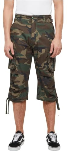 Brandit Men's Urban Legend 3/4 Shorts, Woodland, 6XL