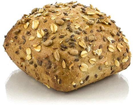 Vestakorn Handwerksbrötchen, 6x Mehrkornbrötchen - frisches Brötchen – mit Leinsamen, Haferflocken und Sonnenblumenkernen, 6 Stück