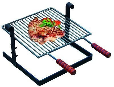 GRATICOLA per Barbecue in Ferro BATTUTO d. 40X40 cm.
