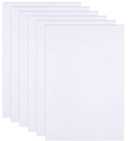 BENECREAT 10 PCS Hojas Blanca Adhesiva de EVA Espuma Hoja de A4 (30x21cm) Espesor de 0.1cm Cortable Almohadilla Adhesiva Antideslizante para Muebles y Manualidad
