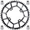 YBEKI 104 BCD Narrow Wide Kettenblatt 32-52T | Runden Oval Design | 7075-T6 Flugzeugaluminium | Militär-Hartanodisierung HV800 | Anti-Kettenabwurf Design | Für Shimano/SRAM 8-11 Speed MTB/Rennrad