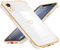 LLZ.COQUE for iPhone Xr Cases Girls Cute Love Heart Design Ultra Slim Silicone Shockproof Protective Bumper Cover for iPhone Xr - White