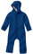 Disana WALK-OVERALL, 100% Bio-Merinowolle GOTS, IVN Best | mit Umklappbündchen | Newborn Baby Kleinkind Kind Unisex | Made in Germany | Marine Gr. 98-104