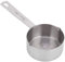 Measuring Cup, 304 Stainless Steel Measuring Scoop with Scales, Stackable Measuring Spoon for Baking Cooking(125ml)