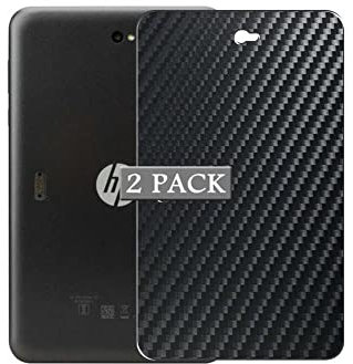 Vaxson 2-Pack Pellicola Protettiva Posteriore, compatibile con HP Pro 8 Rugged Tablet 8, Nero Back Film Protector Skin Nuovo