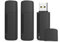 KEXIN 64GB USB Stick 3 Stück Speicherstick USB2.0 Mini USB Sticks Flash-Laufwerk mit Kappe High Speed Datenspeicher Flash Drive mit LED-Licht (64 GB, Schwarz)