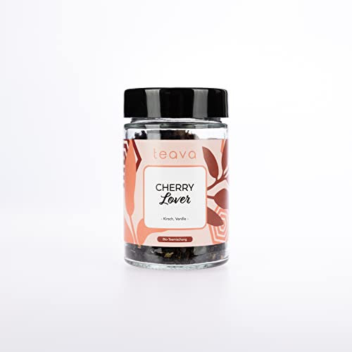 teava Teemischung Cherry Lover im Glas Top Bio Qualität Kirsche trifft Vanille!