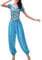 Oneyijun Damen Bauchtanz Kostüm Sets Tanz Tanzen Top Laterne Hosen Professionel Karneval Tänzer Outfit Suit
