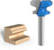 LEPEVNEY End Milling Cutter Bit Finger Pull Bit Router Bit Drawer Pull 1/4 Shank Stool Molding Cutter 1 Cutting Dia, Pack of 1, Blue or Black
