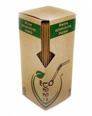 Generico Eco-Friendly Sustainable Agave Fiber Straw, 160 Reusable Drinking Straws, 100% Recyclable