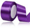 Satinbands Lila 40mm Breit, 23 Meters Geschenkband Schleifenband für Geschenkverpackungen, DIY-Basteleien, Blumensträuße, Nähprojekte, Schleifenherstellung, Geburtstags- und Hochzeitsdekorationen