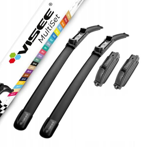 Visee Multiset Scheibenwischer Wischblätter Frontwischer AUDI 80 (B4) 09.1991-05.1995 530 mm/530 mm