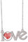 Fingerabdruck-Halskette mit Herzanhänger, Valentinstag-Charm-Schmuck, M