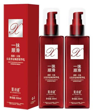 Hair Smoothing Leave-in Conditioner, A Touch of Magic Hair Care Conditioner Without Rinsing, Revives & Dehydrated Brittle Hair, Deep Conditioner for Dry Damaged Hair (2 Bottles)