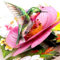 Hierein Pop Up Karte, Kolibri und Hibiskus Geburtstagskarte mit Umschlag, Wunderschöne Blumenkarte Geburtstagskarte Frau für Mutter Ehefrau Freundin Tochter Tante Oma, Dankeskarten, Gute Besserung