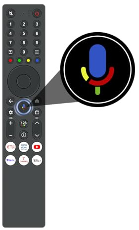 VINABTY Nuovo RC833A FMB2 Telecomando sostituito per TCL TV C7K Premium | QD-MiniLED TV Telecomando