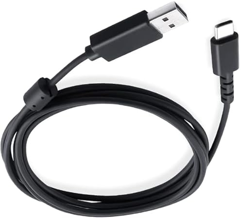 DUSTEWQ Ersatz TypeC Ladekabel kompatibel mit Logitech G733, G435 Kopfhörer,G502 X Plus, G502 X, G PRO (6 Fuß)
