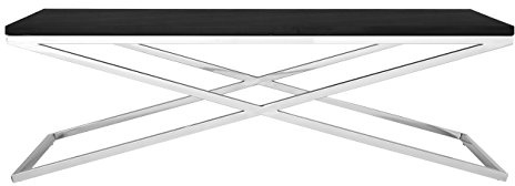 Premier Housewares Tribute Coffee Table, Metal, Black