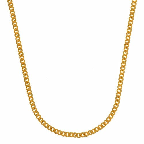 Goldkette Panzerkette Länge 50cm - Breite 1,4mm - 585-14 Karat Gold