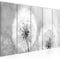 Runa Art Wandbild XXL Pusteblume Wohnzimmer Schlafzimmer 200 x 80 cm Schwarz Weiss 5 Teilig - Made in Germany - 207155c