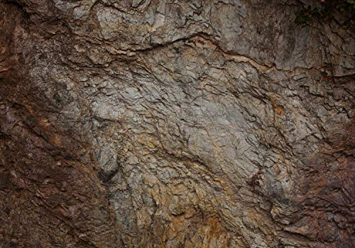 wandmotiv24 Fototapete Höhle Wand, XXL 400 x 280 cm - 8 Teile, Wanddeko, Wandbild, Wandtapete, Stein, Riss M1455